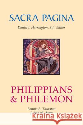 Philippians and Philemon  9780814659793 Liturgical Press - książka