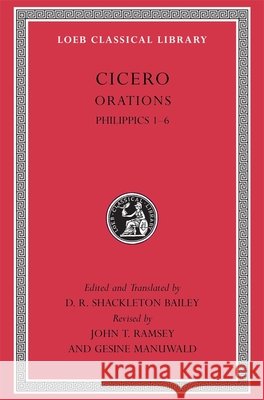 Philippics 1–6 Cicero 9780674996342 Harvard University Press - książka