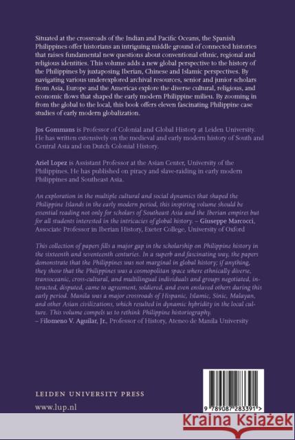 Philippine Confluence: Iberian, Chinese and Islamic Currents, C. 1500-1800 Jos Gommans Ariel Lopez 9789087283391 Leiden University Press - książka