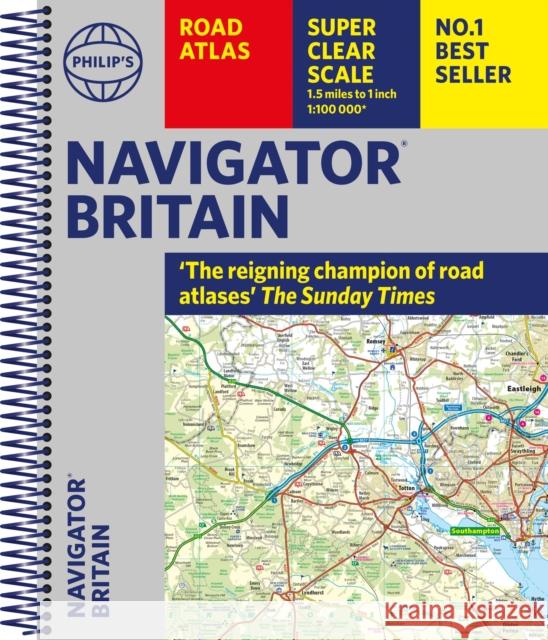 Philip's Navigator Britain: Spiral Philip's Maps 9781849076135 Octopus Publishing Group - książka