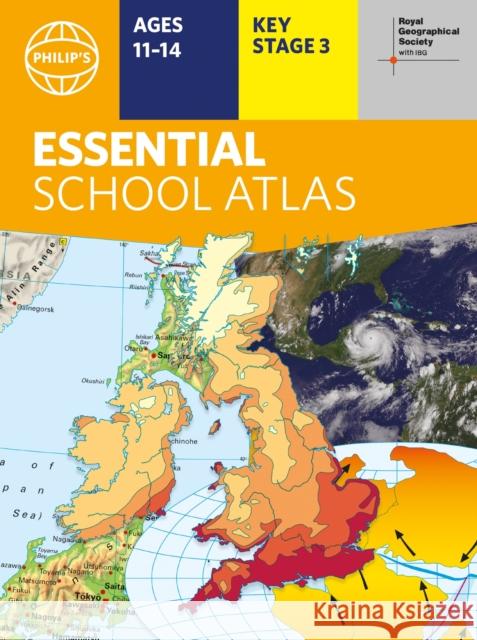 Philip's RGS Essential School Atlas Philip's Maps 9781849075862 Octopus Publishing Group - książka