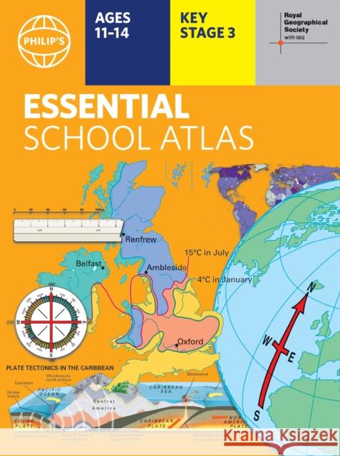Philip's RGS Essential School Atlas: Paperback edition Philip's Maps 9781849076951 Octopus Publishing Group - książka