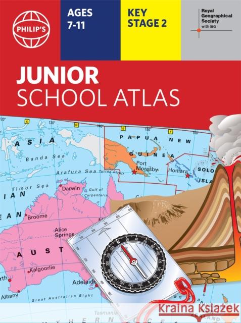Philip's RGS Junior School Atlas Philip's Maps 9781849075794 Octopus Publishing Group - książka