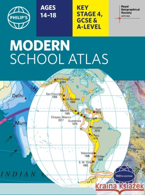 Philip's RGS Modern School Atlas Philip's Maps 9781849075831 Octopus Publishing Group - książka