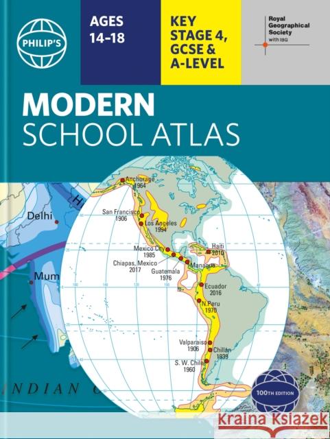 Philip's RGS Modern School Atlas: 100th edition Philip's Maps 9781849075824 Octopus Publishing Group - książka