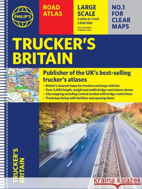 Philip's Trucker's Road Atlas of Britain Philip's Maps 9781849075763 Octopus Publishing Group - książka