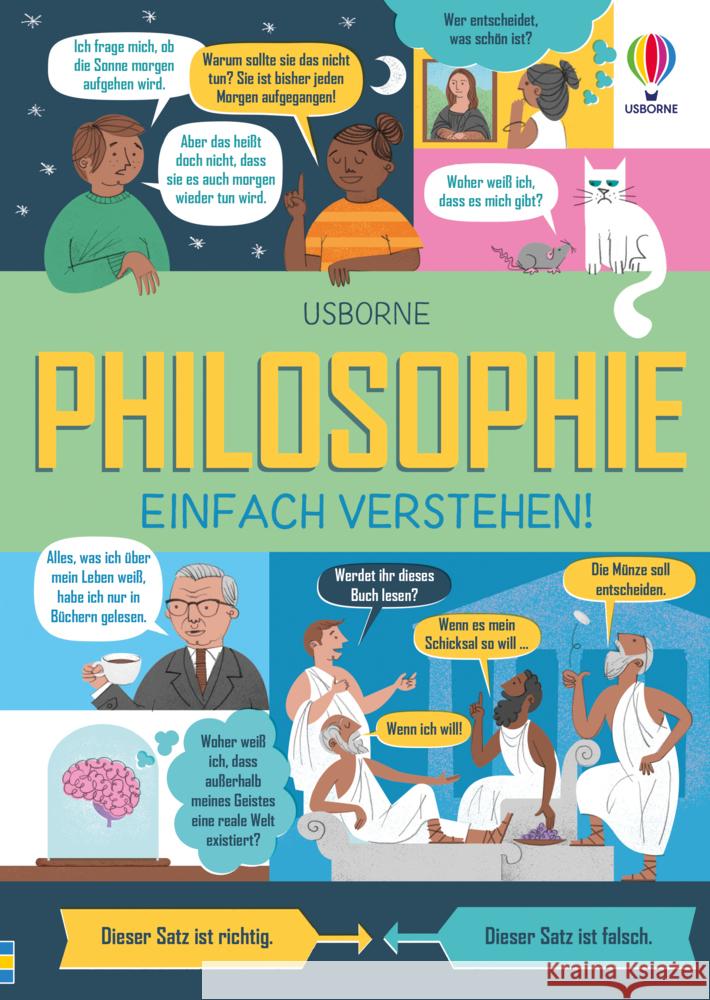 Philosophie - einfach verstehen! Lacey, Minna, Akpojaro, Jordan, Firth, Rachel 9781789418026 Usborne Verlag - książka