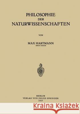 Philosophie Der Naturwissenschaften  9783642985997 Springer - książka