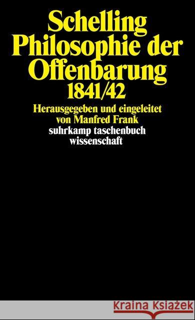 Philosophie der Offenbarung Schelling, Friedrich Wilhelm Joseph von 9783518277812 Suhrkamp - książka