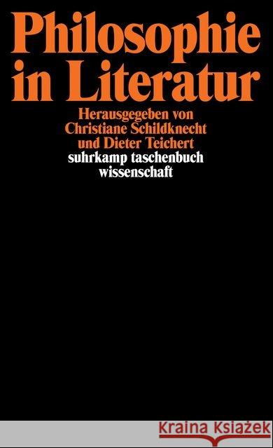 Philosophie in Literatur  9783518288252 Suhrkamp - książka