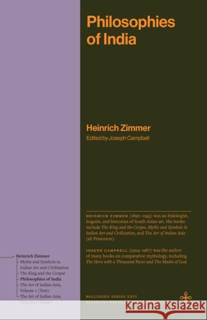 Philosophies of India Heinrich Zimmer 9780691279442 Princeton University Press - książka