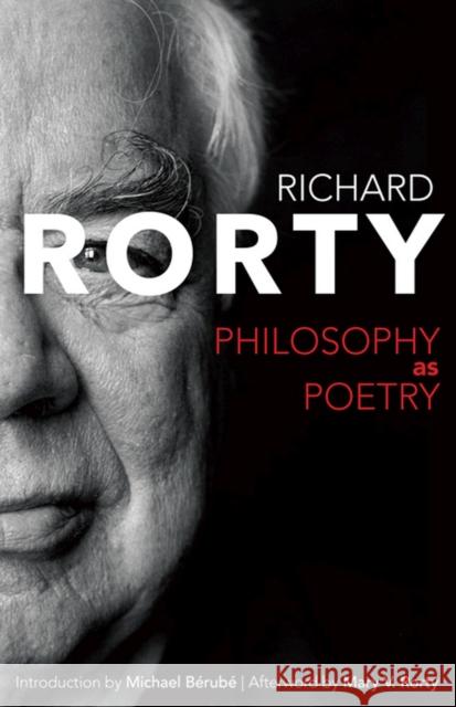 Philosophy as Poetry Richard Rorty Mary Varney Rorty Michael Berube 9780813939339 University of Virginia Press - książka