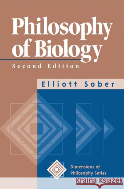 Philosophy of Biology Sober, Elliott 9780367098681 Taylor and Francis - książka