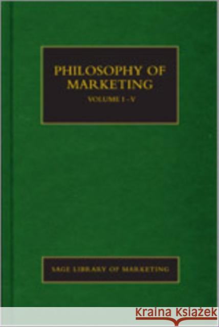 Philosophy of Marketing Mark Tadajewski 9781446274910 Sage Publications Ltd - książka