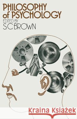 Philosophy of Psychology Stuart Brown 9781349021123 Palgrave MacMillan - książka