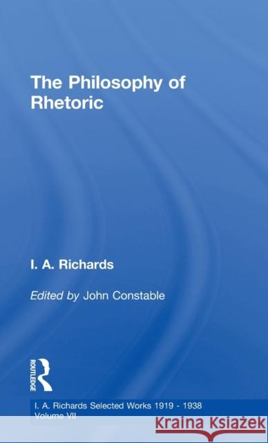 Philosophy Rhetoric V 7 Constable, John 9780415217385 Taylor & Francis - książka