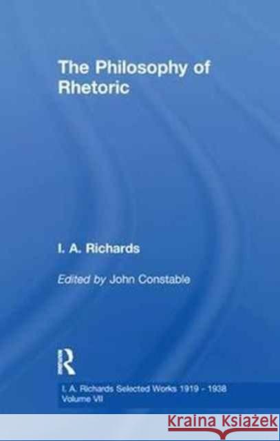 Philosophy Rhetoric, Volume 7  9780415865494 Routledge - książka