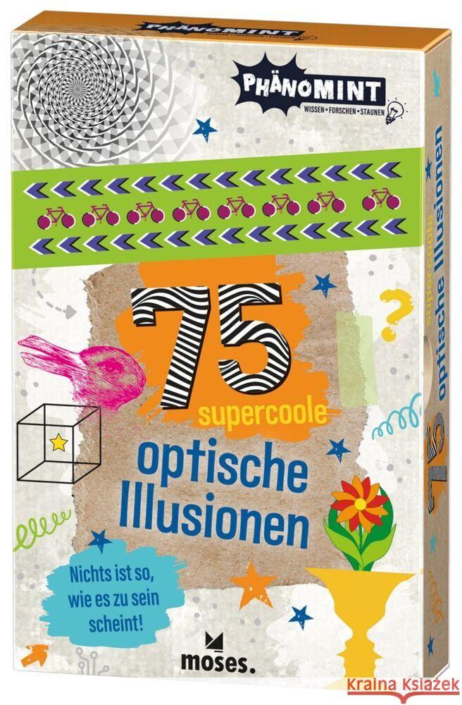 PhänoMINT 75 supercoole optische Illusionen Vogel, Elke 9783964551641 moses. Verlag - książka