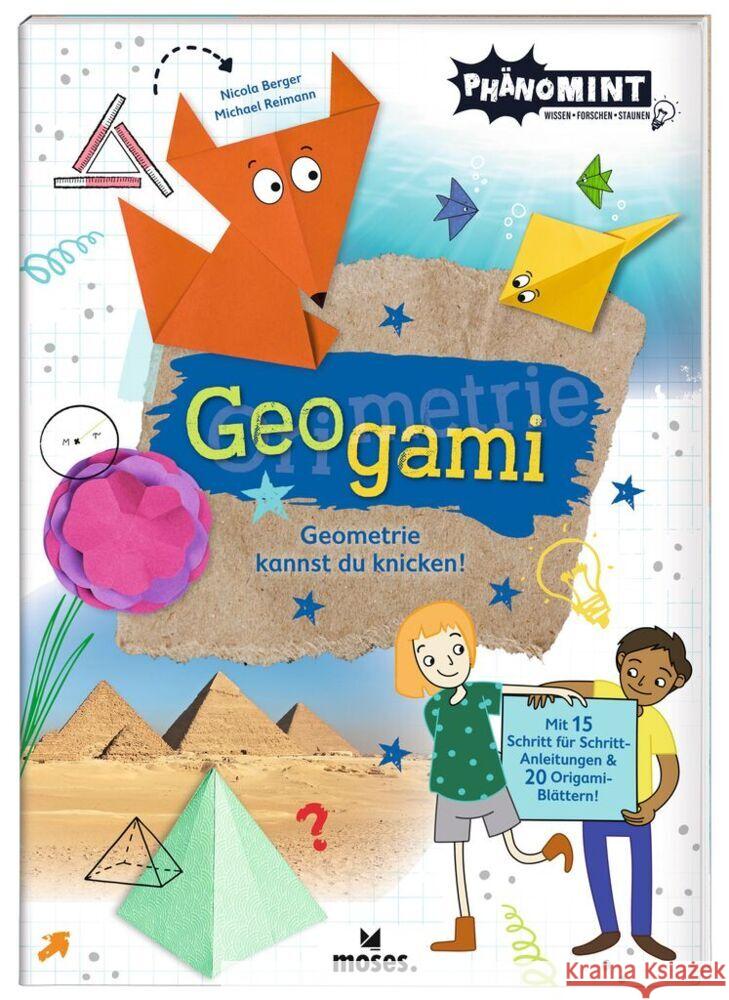 PhänoMINT Geogami Berger, Nicola, Reimann, Michael 9783964551085 moses. Verlag - książka