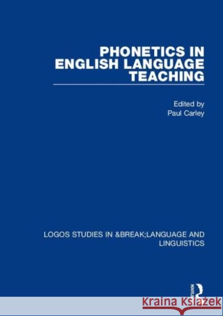 Phonetics in English Language Teaching  9781138800953 Taylor & Francis Group - książka