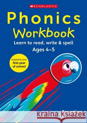 Phonics Workbook Ages 4-5 Rachel Russ 9780702346293 Scholastic - książka