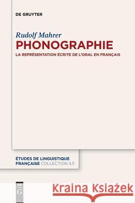 Phonographie Mahrer, Rudolf 9783110634570 De Gruyter (JL) - książka