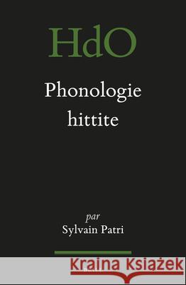 Phonologie hittite Sylvain Patri 9789004394230 Brill - książka