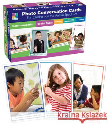 Photo Conversation Cards for Children on the Autism Spectrum Flora, Sherrill B. 9781602681309 Key Education - książka