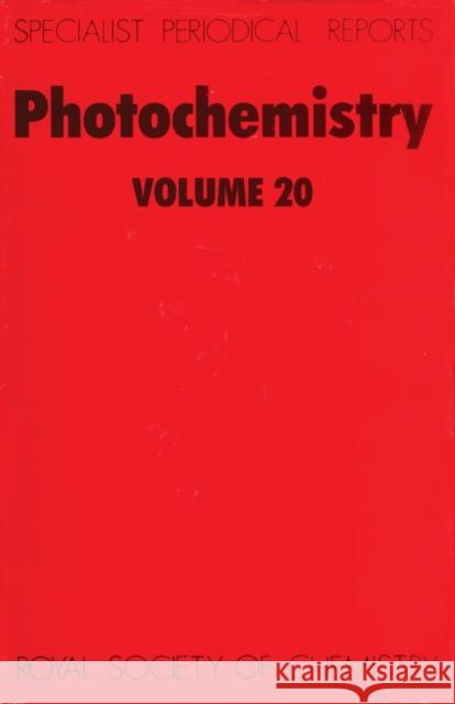 Photochemistry: Volume 20  9780851861852 Royal Society of Chemistry - książka