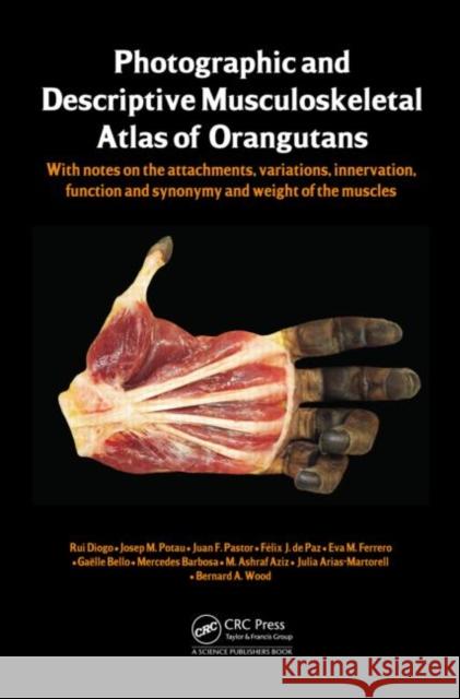 Photographic and Descriptive Musculoskeletal Atlas of Orangutans: With Notes on the Attachments, Variations, Innervations, Function and Synonymy and W Diogo, Rui 9781466597273 CRC Press - książka