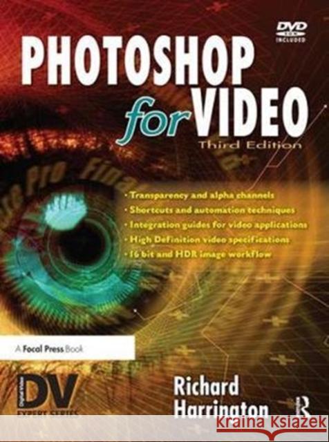 Photoshop for Video Harrington, Richard 9781138452978  - książka