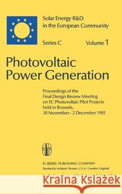 Photovoltaic Power Generation W. Palz Willeke Palz 9789027713865 Springer - książka