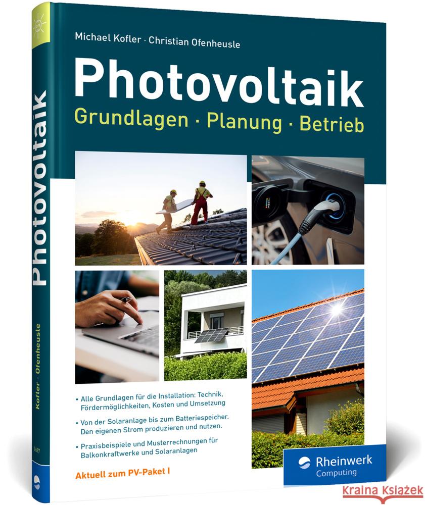 Photovoltaik Kofler, Michael, Ofenheusle, Christian 9783836296977 Rheinwerk Computing - książka