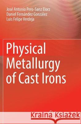 Physical Metallurgy of Cast Irons Jose Antonio Pero-San Daniel Fernande Luis Felipe Verdeja 9783030073329 Springer - książka