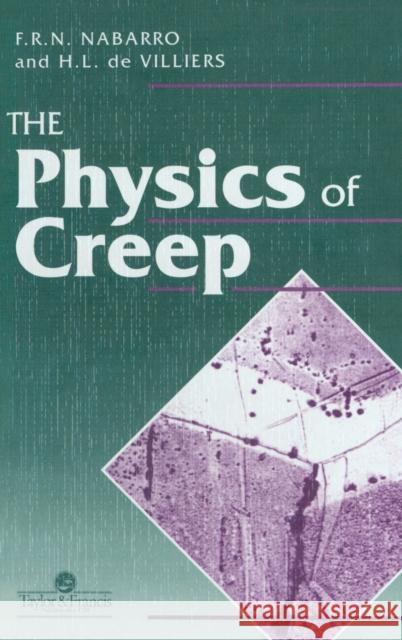 Physics of Creep and Creep-Resistant Alloys: Creep and Creep-Resistant Alloys Nabarro, F. R. N. 9780850668520 CRC Press - książka