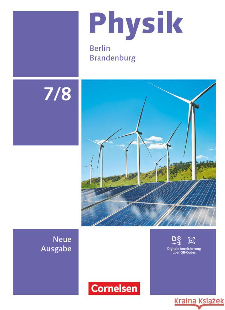 Physik - Neue Ausgabe - Berlin/Brandenburg 2025 - 7./8. Schuljahr  9783060115150 Cornelsen Verlag - książka