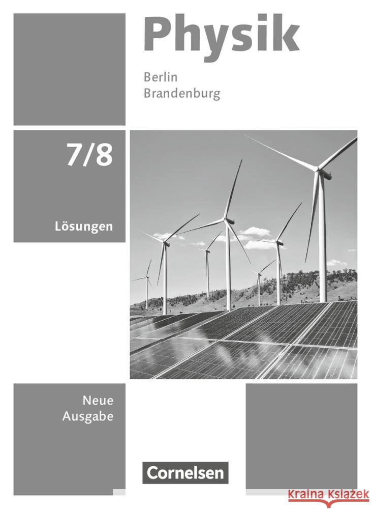 Physik - Neue Ausgabe - Berlin/Brandenburg 2025 - 7./8. Schuljahr  9783060115167 Cornelsen Verlag - książka