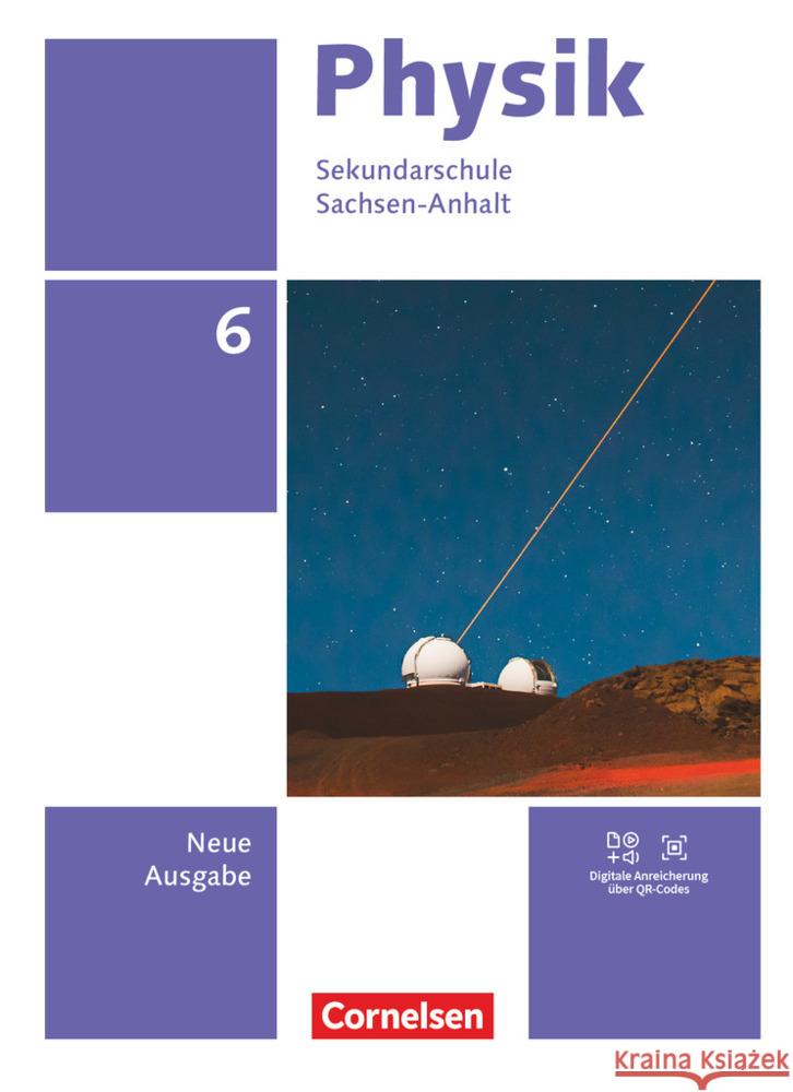 Physik - Neue Ausgabe - Sachsen-Anhalt 2022 - 6. Schuljahr Best, Jessie, Genscher, Jan, Greiner-Well, Ralf 9783060160570 Cornelsen Verlag - książka