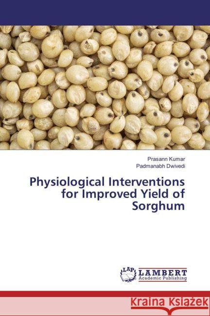 Physiological Interventions for Improved Yield of Sorghum Kumar, Prasann; Dwivedi, Padmanabh 9783330085930 LAP Lambert Academic Publishing - książka