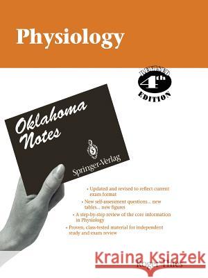 Physiology Roger Thies Oklahoma Notes 9780387943978 Springer - książka