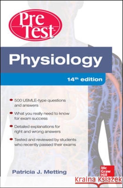 Physiology PreTest Self-Assessment and Review Metting, Patricia 9780071791427  - książka