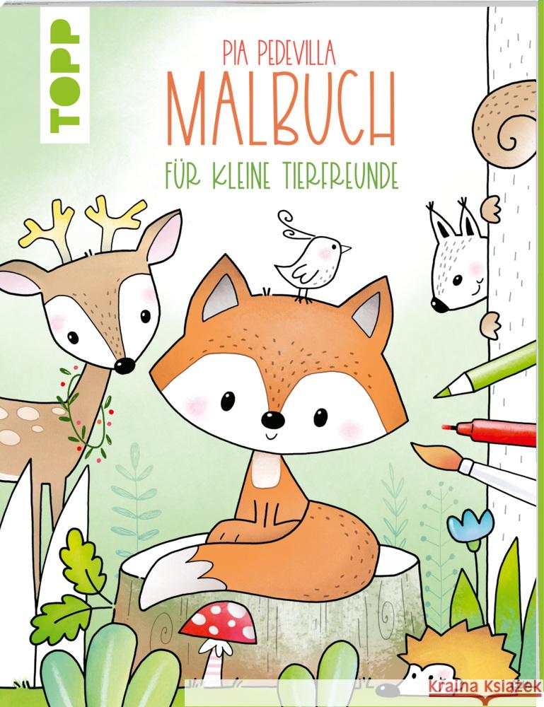 Pia Pedevilla Malbuch - Für kleine Tierfreunde Pedevilla, Pia 9783772444753 Frech - książka