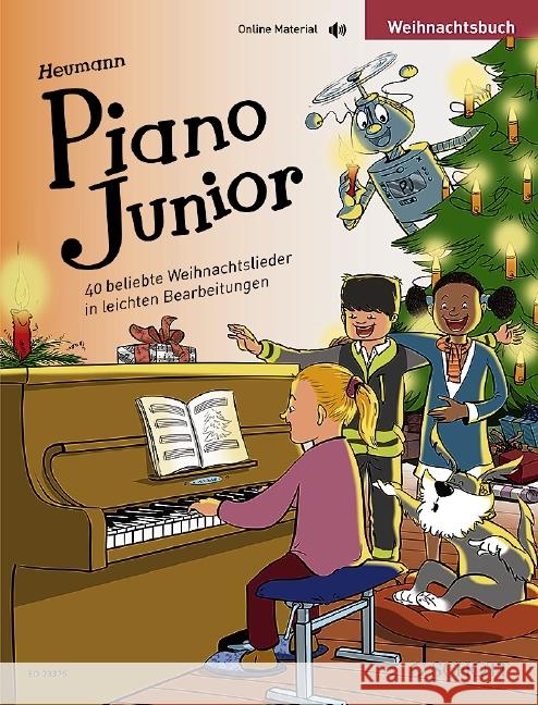 Piano Junior: Weihnachtsbuch Heumann, Hans-Günter 9783795724887 Schott Music, Mainz - książka