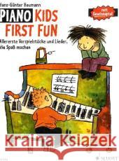 Piano Kids, First Fun : Allererste Vorspielstücke und Lieder, die Spaß machen. Klavier. Spielbuch. Mit Gewinnspiel Heumann, Hans-Günter   9783795756185 Schott Music, Mainz - książka