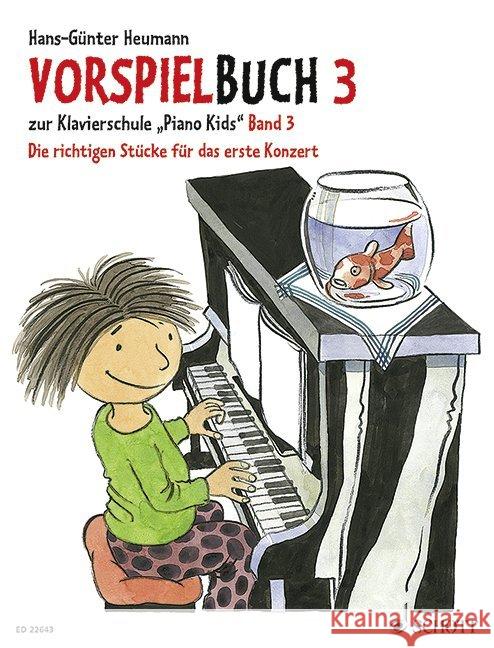 Piano Kids, Vorspielbuch. Bd.3  9783795711412 Schott Music, Mainz - książka