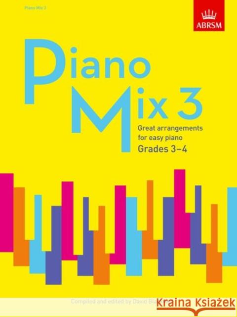 Piano Mix 3: Great arrangements for easy piano  9781848498662 Associated Board of the Royal Schools of Musi - książka