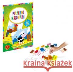 Piaskowe malowanki - Krowa i Kura ALEX  5906018018783 Alexander - książka