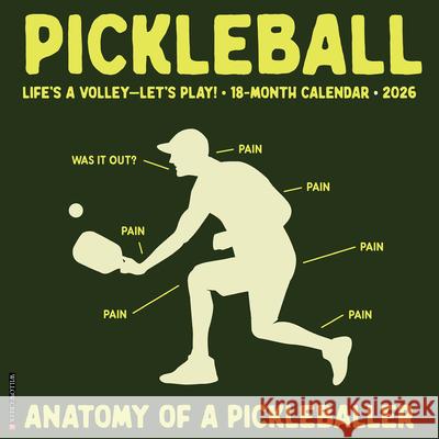Pickleball 2026 Wall Calendar Willow Creek Press 9781549252372 Wlcp - książka