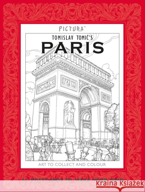Pictura Postcards: Paris Tomislav Tomic 9781783702107 Templar Publishing - książka