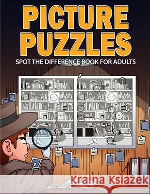 Picture Puzzles: Spot the Difference Book for Adults Game Nest 9781951791681 Drip Digital - książka